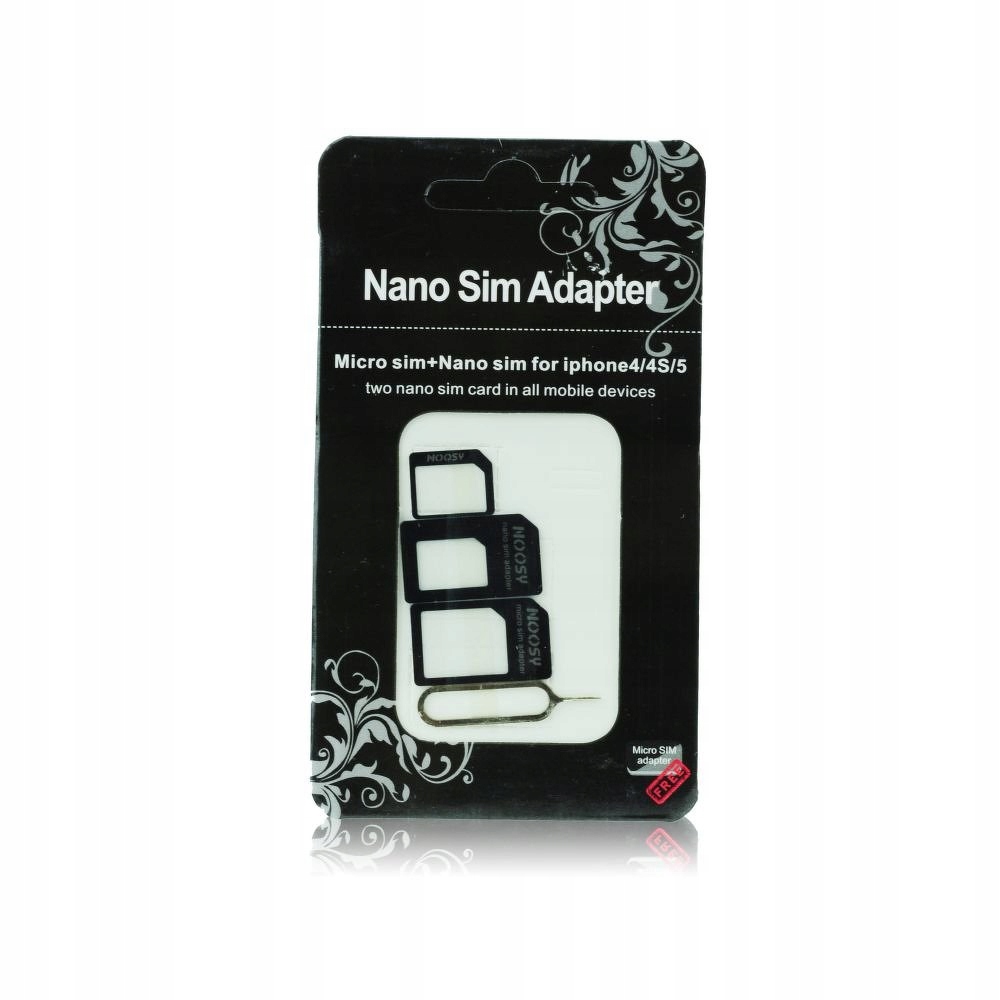 ADAPTERY NOOSY adapter karta SIM MICROSIM NANOSIM