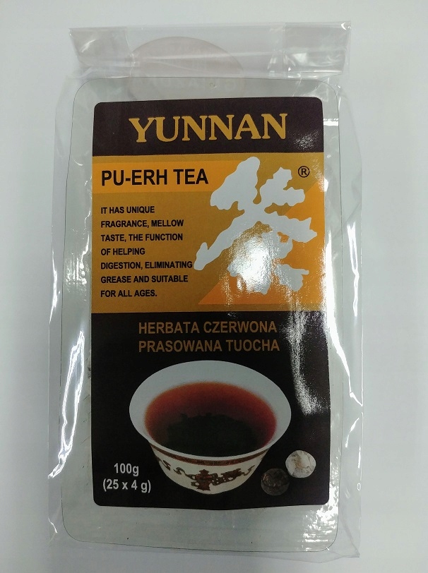 Yunnan Pu-Erh Herbata czarwona gniazdka 100g