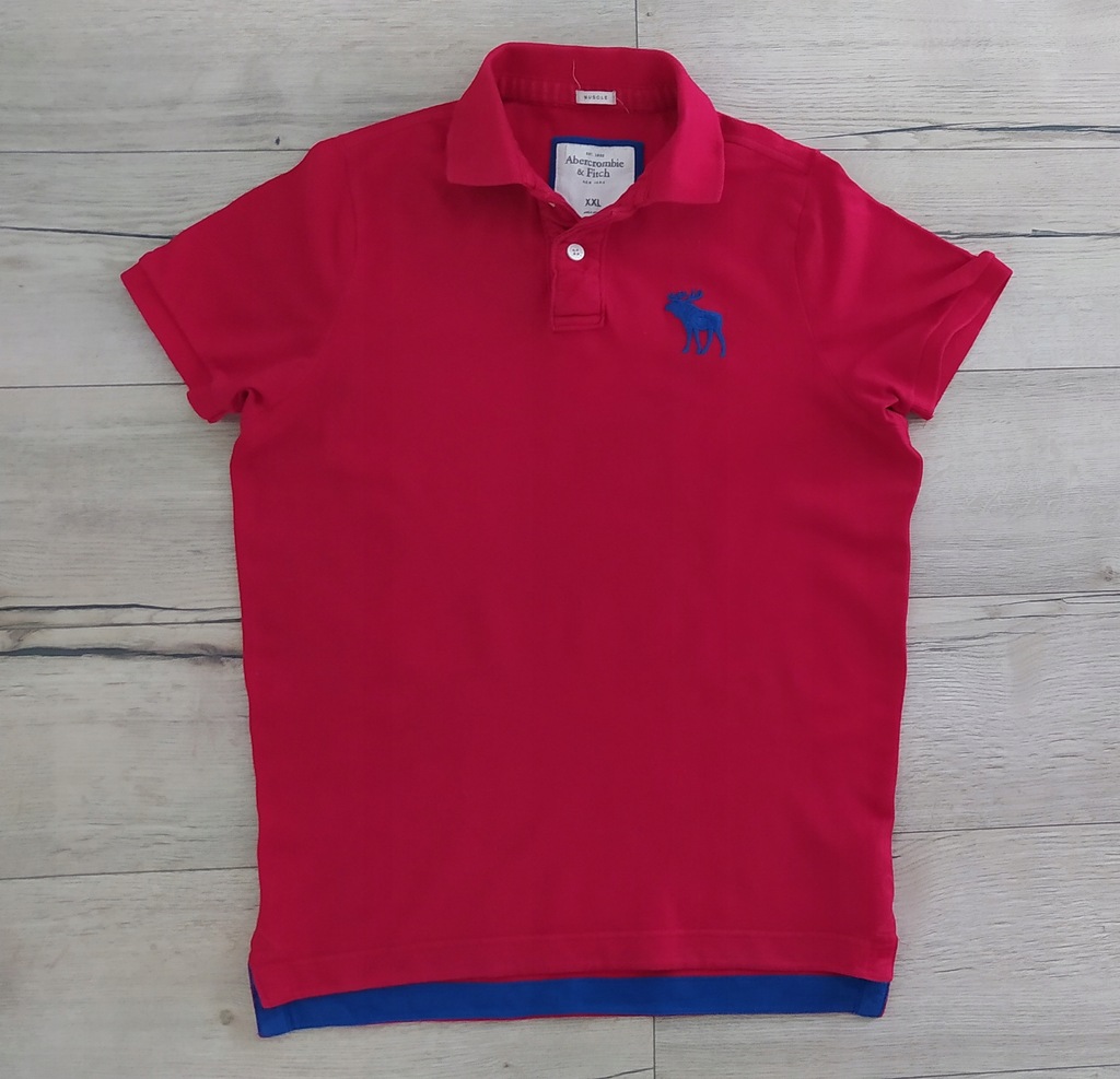 ABERCROMBIE &FITCH MUSCLE KOSZULKA POLO XL