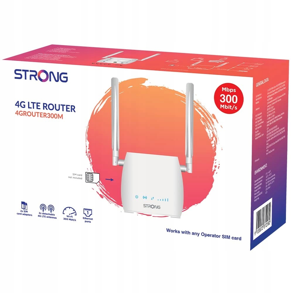 STRONG 4GROUTER300M 802.11g, 802.11b router