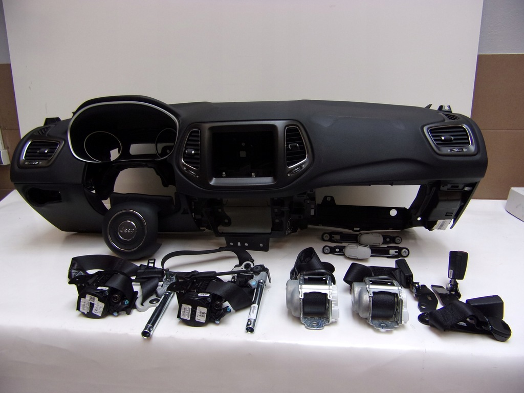 JEEP COMPASS 17 DESKA ROZDZIELCZA ZESTAW AIRBAG 11913254247