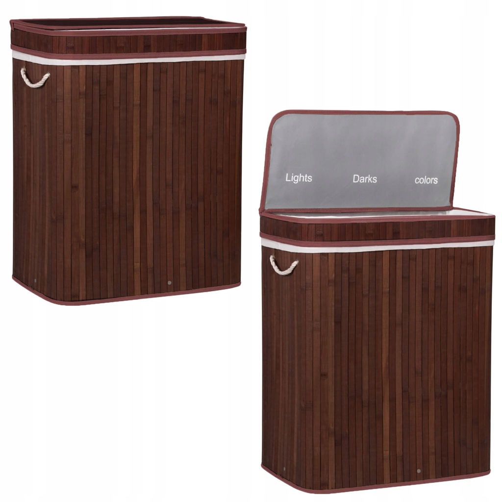 Купить КОРЗИНА ДЛЯ БЕЛЬЯ С КРЫШКОЙ НАТУРАЛЬНЫЙ БАМБУК 100Л: отзывы ...