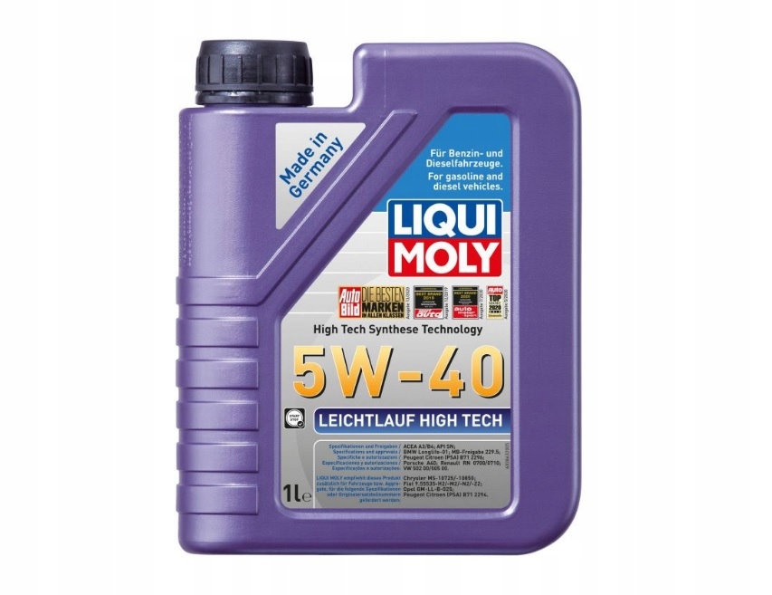 OLEJ SYNTETYCZNY LIQUI MOLY LEICHTLAUF HIGH TECH 5W40 1L