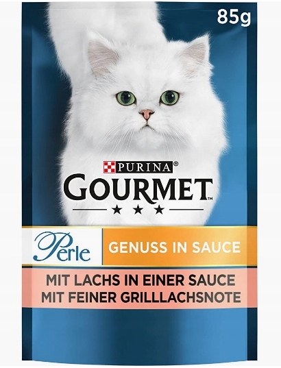 Purina, Gourmet, Mokra karma dla kota, łosoś, 85g