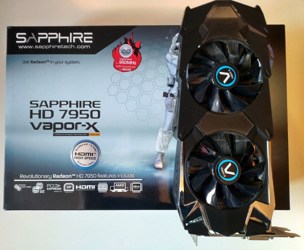 Radeon Hd 7950 3gb Sapphire Vapor X 8555288372 Oficjalne Archiwum Allegro