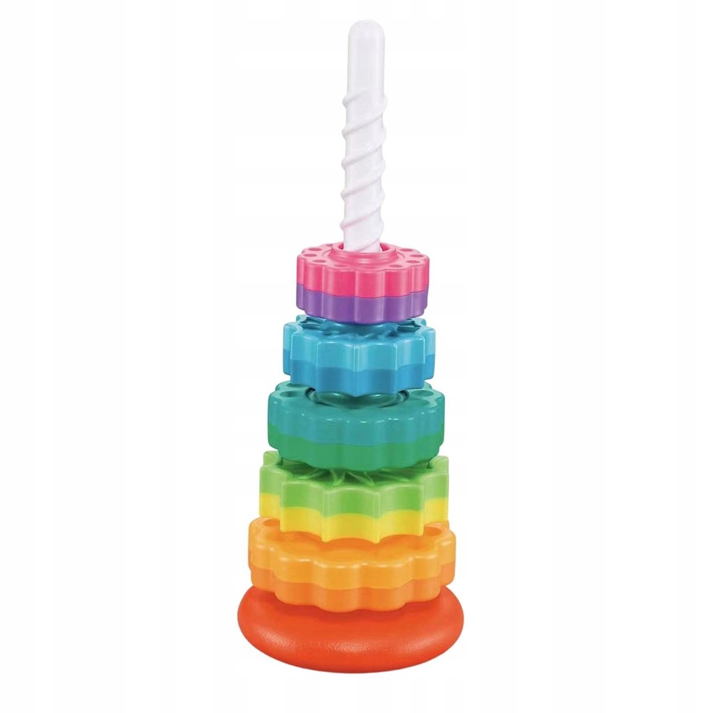 Kolorowe tęczowe zabawki rozwojowe dla niemowląt