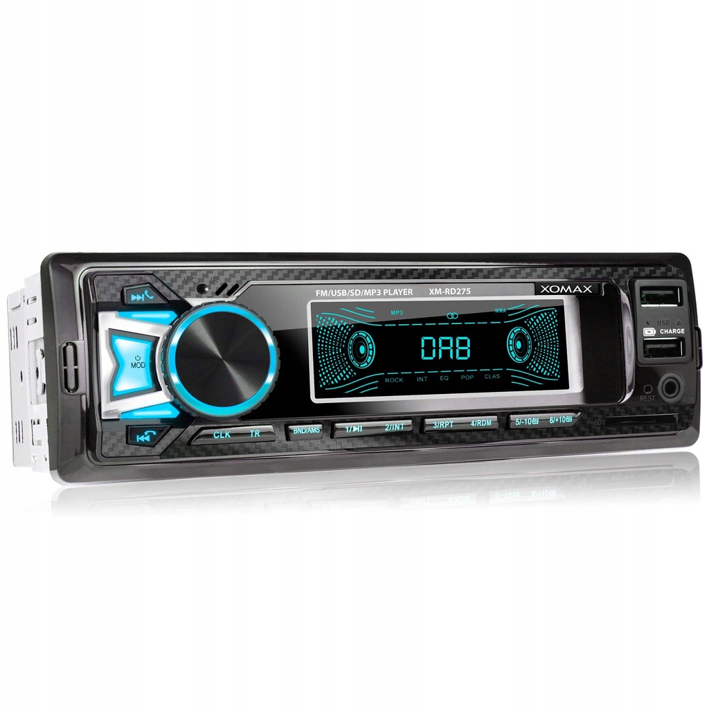 Radioodtwarzacz akcesoryjny XOMAX XMRD275 1-DIN