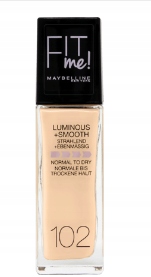 Francuski Maybelline Fit Me podkład 102 ivory