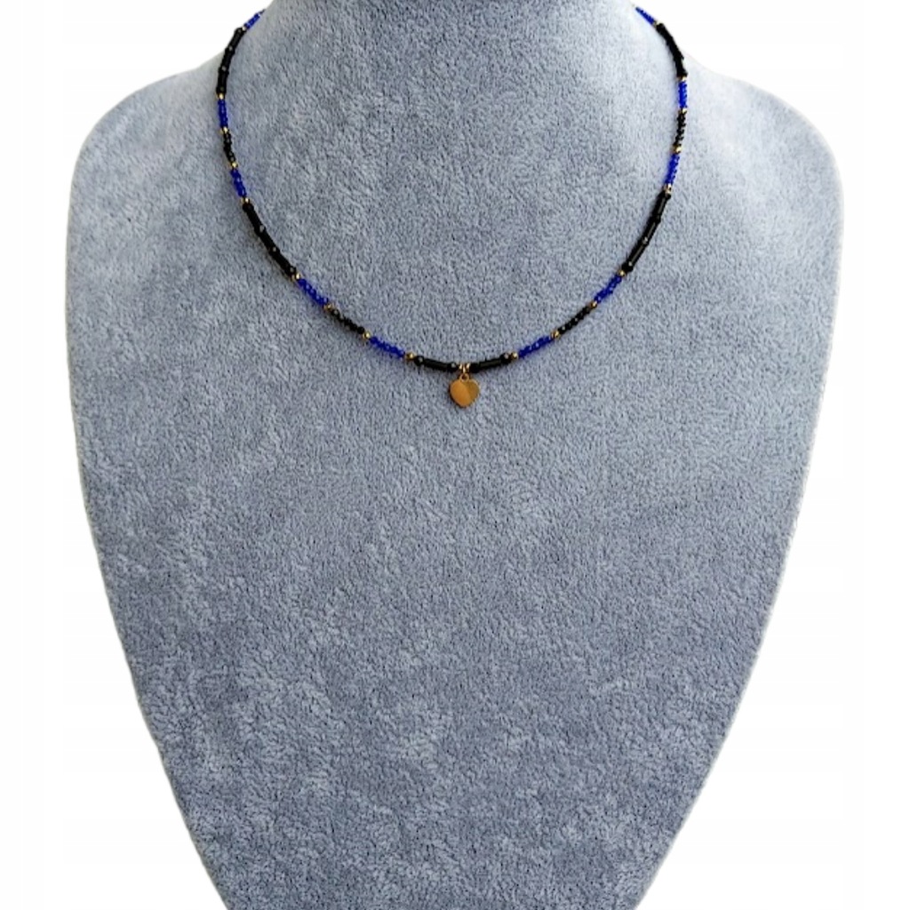 STYLOVI naszyjnik, choker: onyks, spinel, cyrkonia