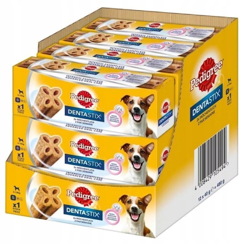 PEDIGREE DentaStix Advanced 2x w tygodniu 12x 40g 9233554309