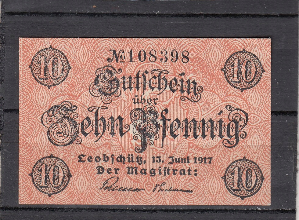 Glubczyce 10 pfennig 1917 UNC