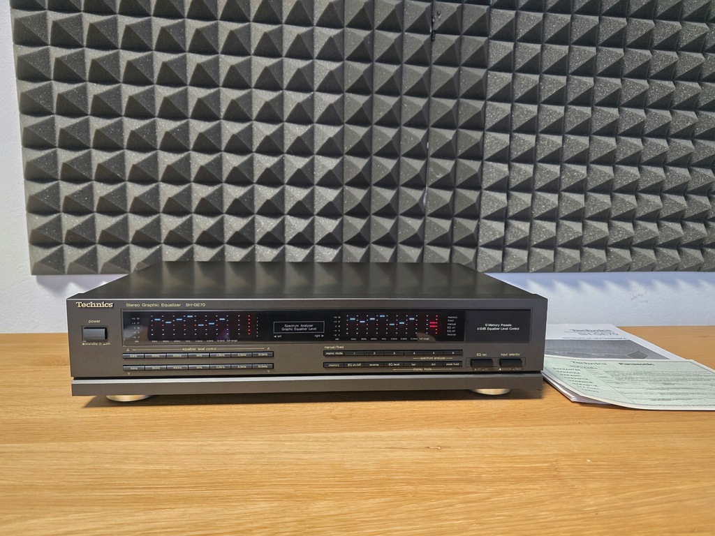 TECHNICS SH-GE70 KOREKTOR GRAFICZNY EQUALIZER JAK NOWY JEDYNY TAKI WARTO !