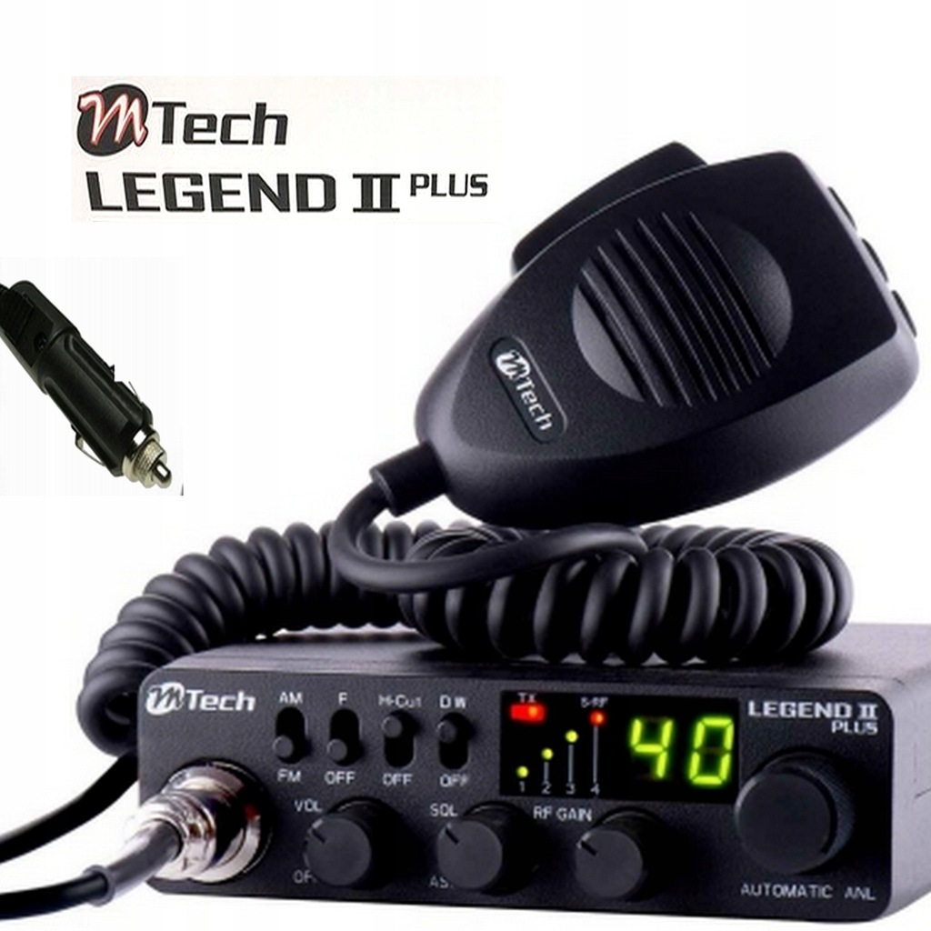 Купить M-TECH LEGEND II PLUS AM/FM CB-радио + БЕСПЛАТНЫЙ РАЗЪЕМ: отзывы, фото, характеристики в интерне-магазине Aredi.ru