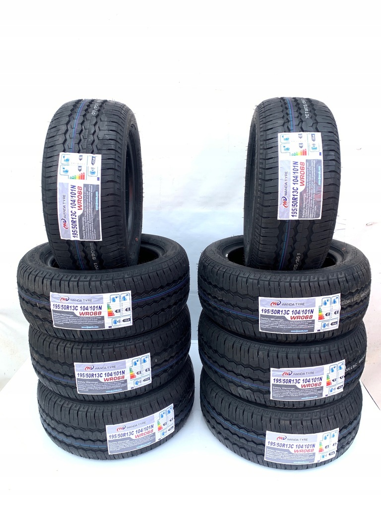 8 Opon Wanda WR068 195/50R13C 104/101N Przyczepy