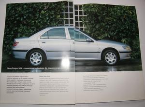 katalog broszura reklama Peugeot 406 2000/2001 r.