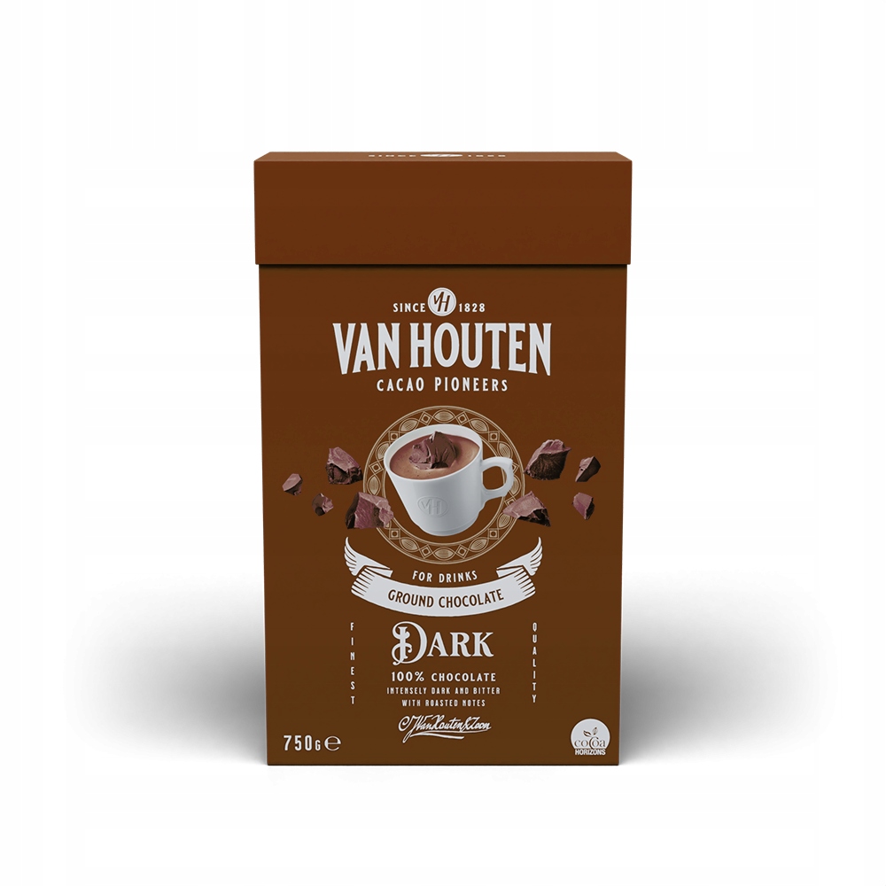 Van Houten Ground DARK czekolada ciemna 750g