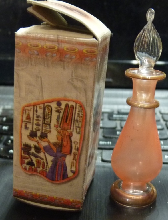 Egipski flakonik na perfumy różowy - NOWY