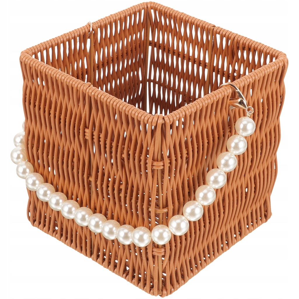 Woven Basket Bags Wedding Flower Girl