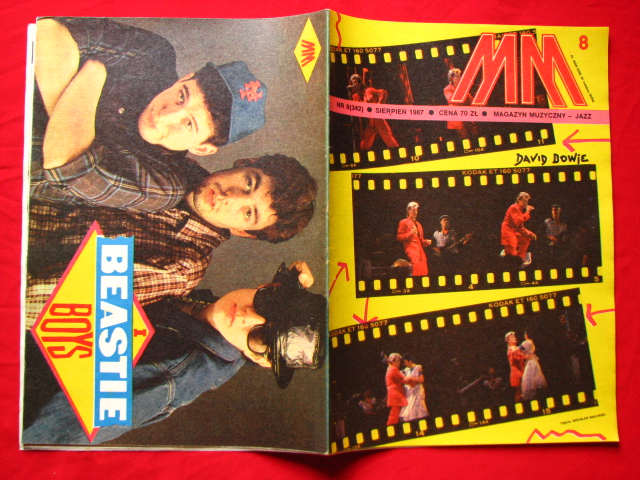 MM magazyn muzyczny 87-8 DAVID BOWIE armia plak U2