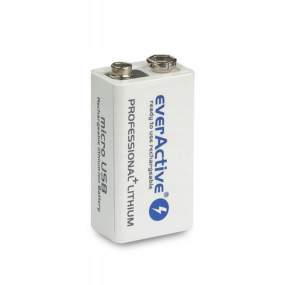 EVERACTIVE AKUMULATOREK 6F22/9V LI-ION 550 MAH EVH