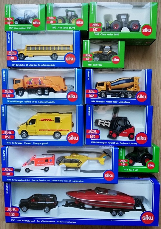 SAMOCHODZIKI AUTKA SIKU 12 opak. MEGA ZESTAW BCM!