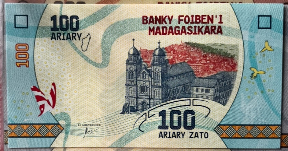 Madagaskar 100 ariary 2017