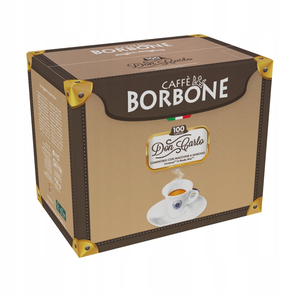 Kapsułki do Lavazza A Modo Mio Caffe Borbone Don Carlo Miscela Blu 100 szt.