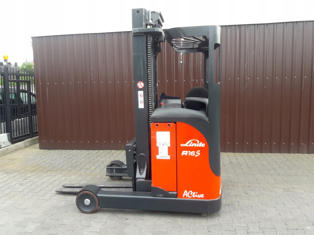 WÓZEK WIDŁOWY BOCZNY LINDE R16S-12 TRIPLEX 5600MM