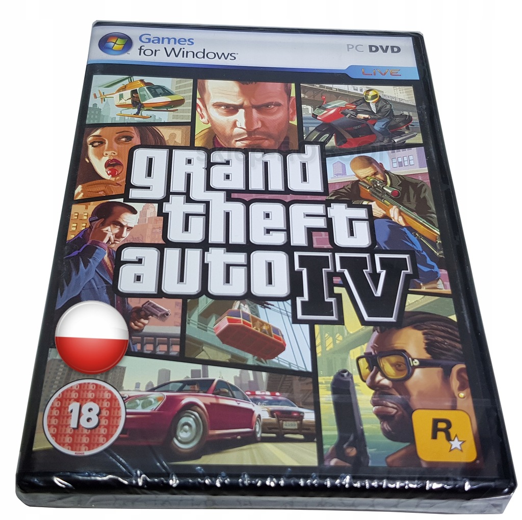 Gta Iv 4 Nowa Pc Grand Theft Auto Pl 7464229493 Oficjalne Archiwum Allegro