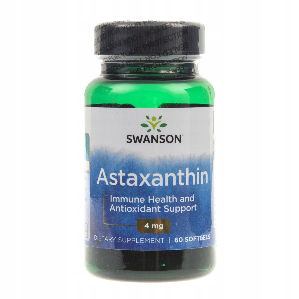 SWANSON ASTAXANTHIN ASTAKSANTYNA 4 MG 60 KAPSUŁEK 6826244524