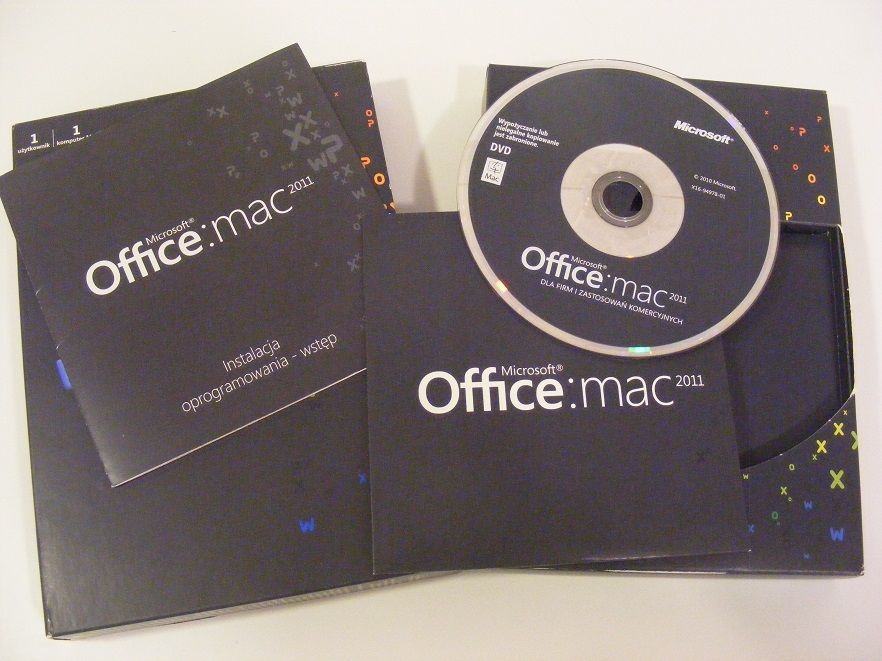 Ms Office 2011 dla Firm/Domu dla Mac PRAWDZIWY BOX