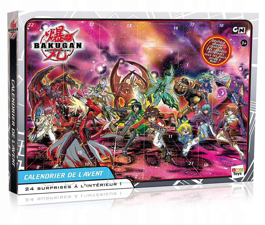 BAKUGAN KALENDARZ ADWENTOWY NIESPODZIANKA PUZZLE