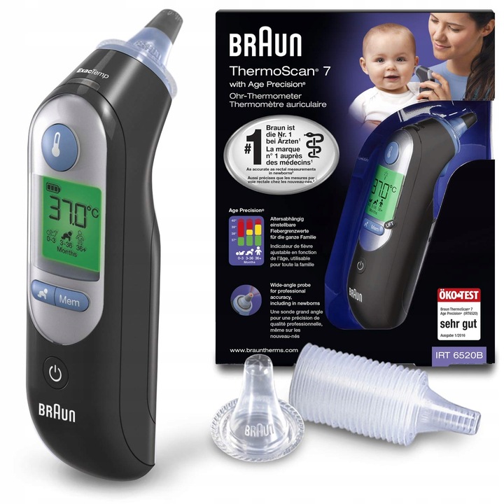 Braun IRT6520 TERMOMETR DO UCHA thermoscan 7