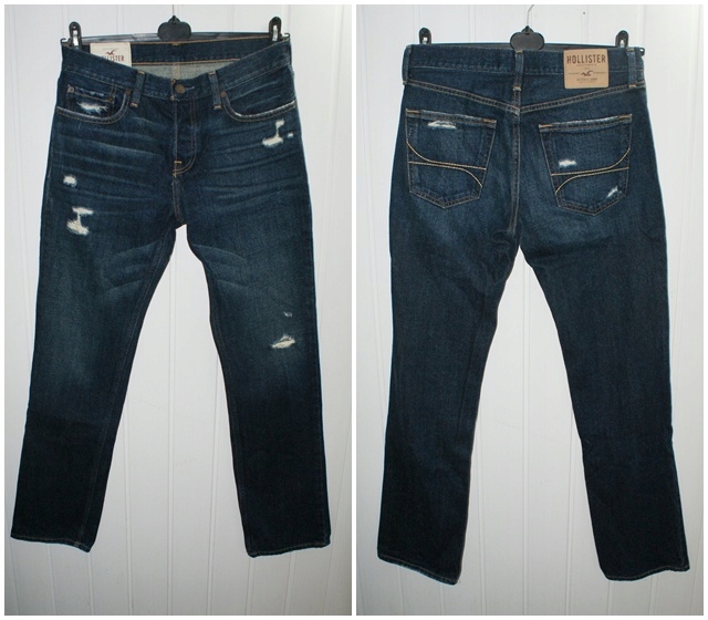 HOLLISTER by ABERCROMBIE modne W31 L32 SLIM pas 82