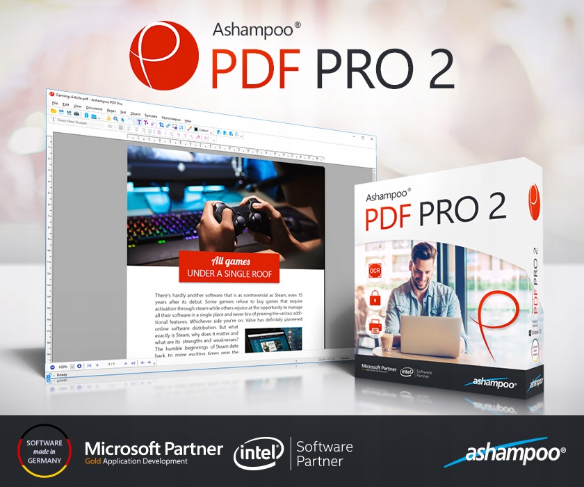 Купить Ashampoo PDF Pro 2 для конвертации PDF-версий 3PC: отзывы, фото, характеристики в интерне-магазине Aredi.ru