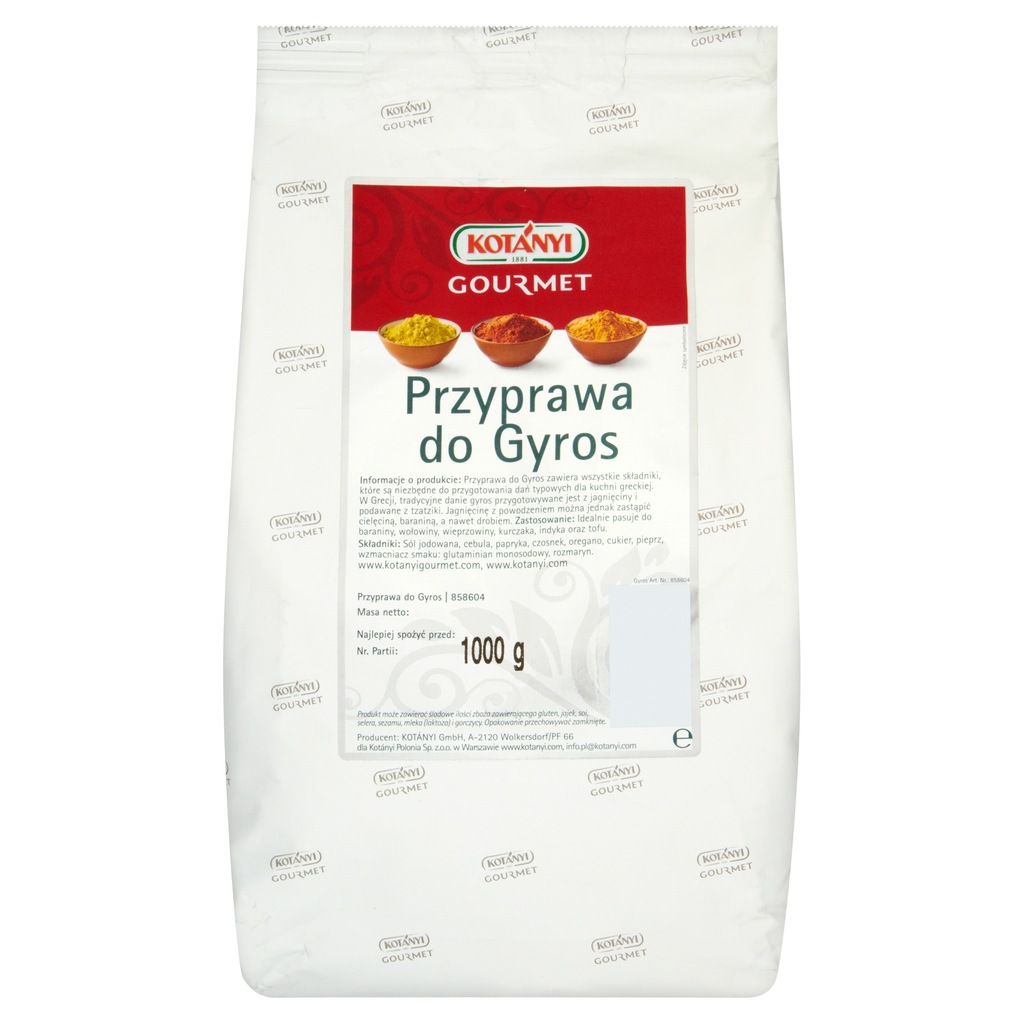 KOT.MIESZANKA DO GYROS 1KG