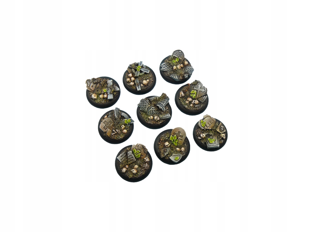 Graveyard Bases, Wround 30mm (5)