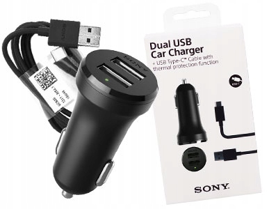 SONY ŁADOWARKA SAMOCHODOWA AN430 FAST + KABEL USB