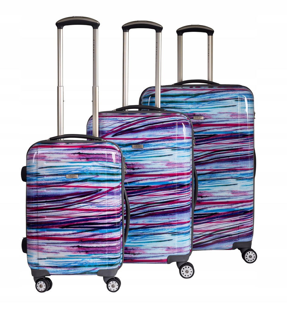 Suitcase Large Medium Small Set With Wheels Airtex Top - 12114199279 - Official Allegro Archive