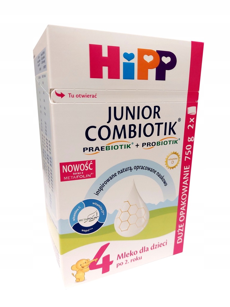 HIPP JUNIOR COMBIOTIK 4 mleko modyfikowane 750g