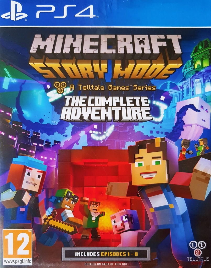 MINECRAFT STORY MODE THE COMPLETE ADVENTURE PS4 - 12159076008 ...