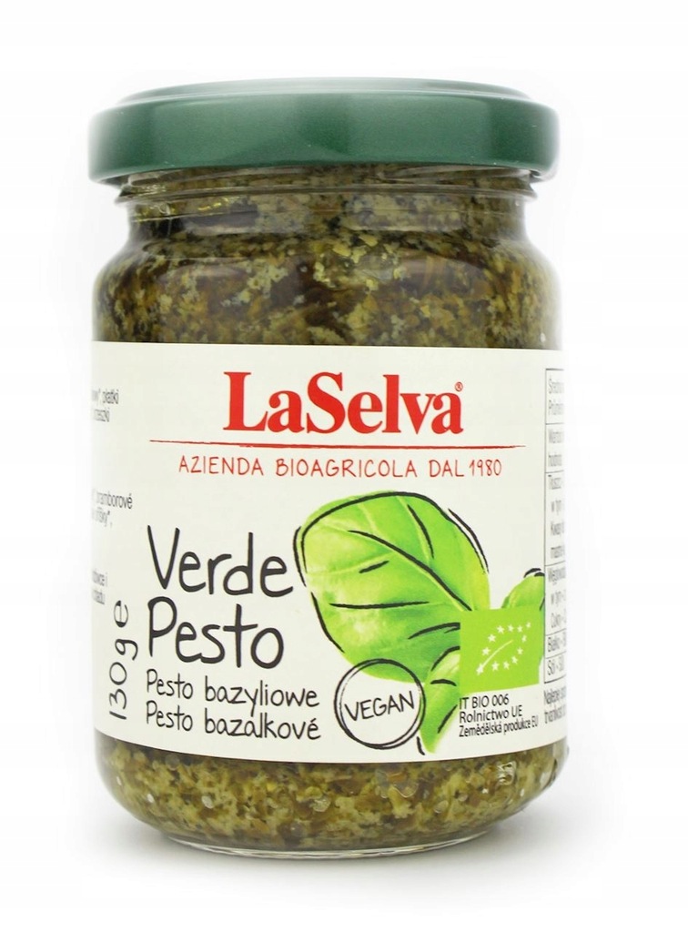 Pesto verde bio 130 g la selva