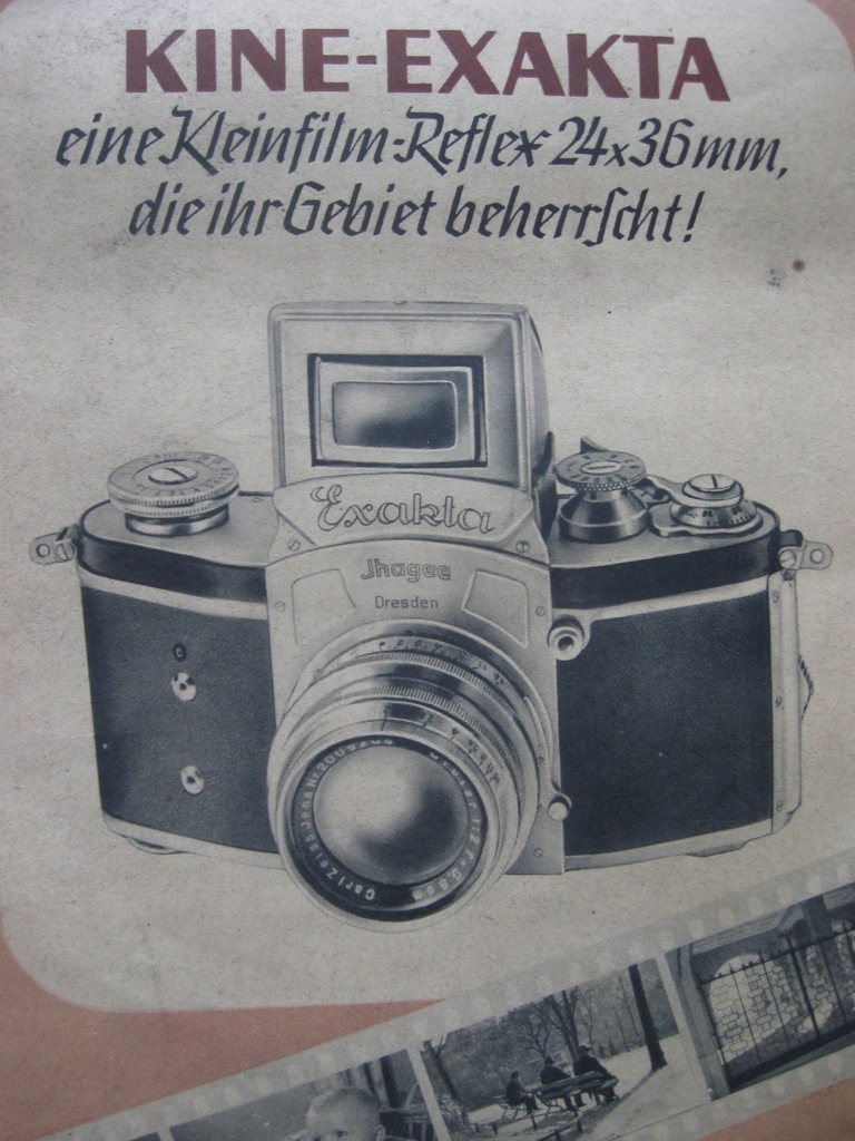 Aparat fotograficzny KINE EXAKTA Folder 1938