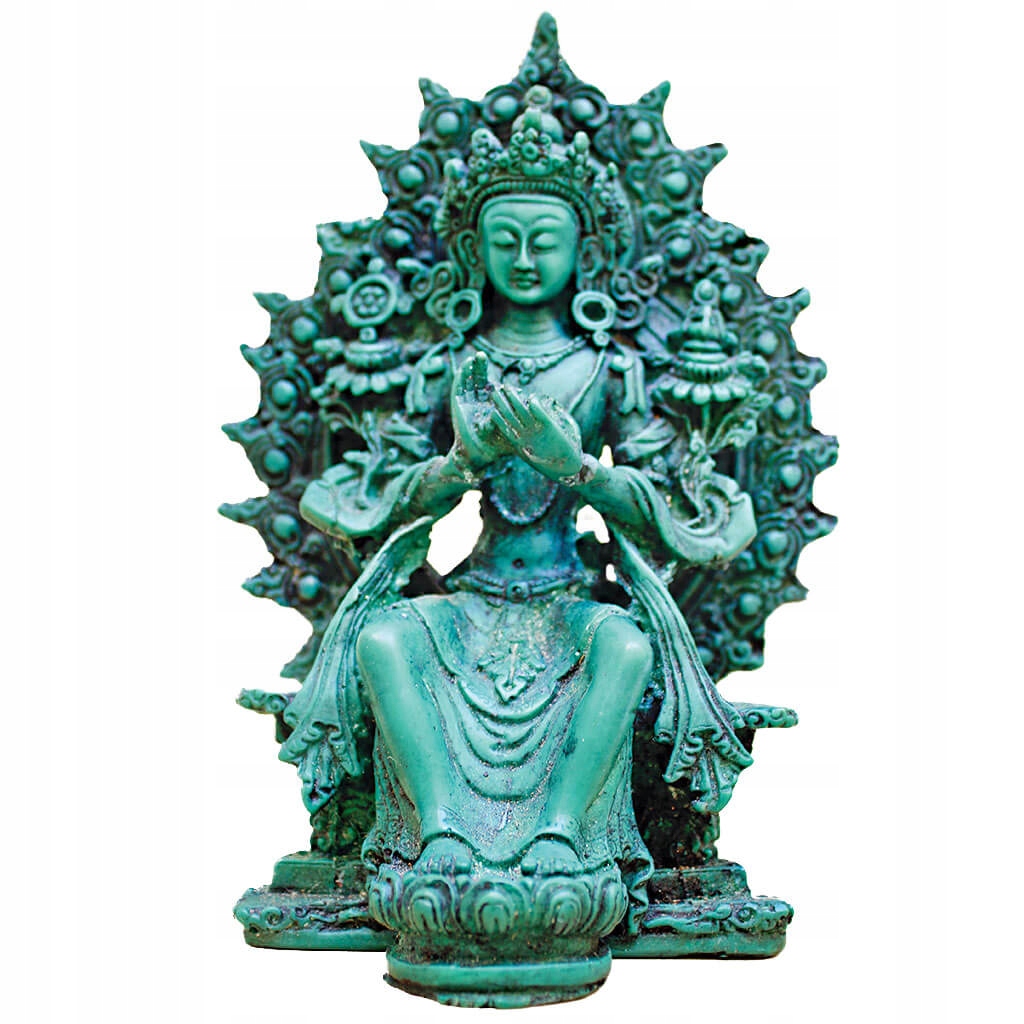 Figurka Budda Maitreja Maitreya z laki 14x11cm