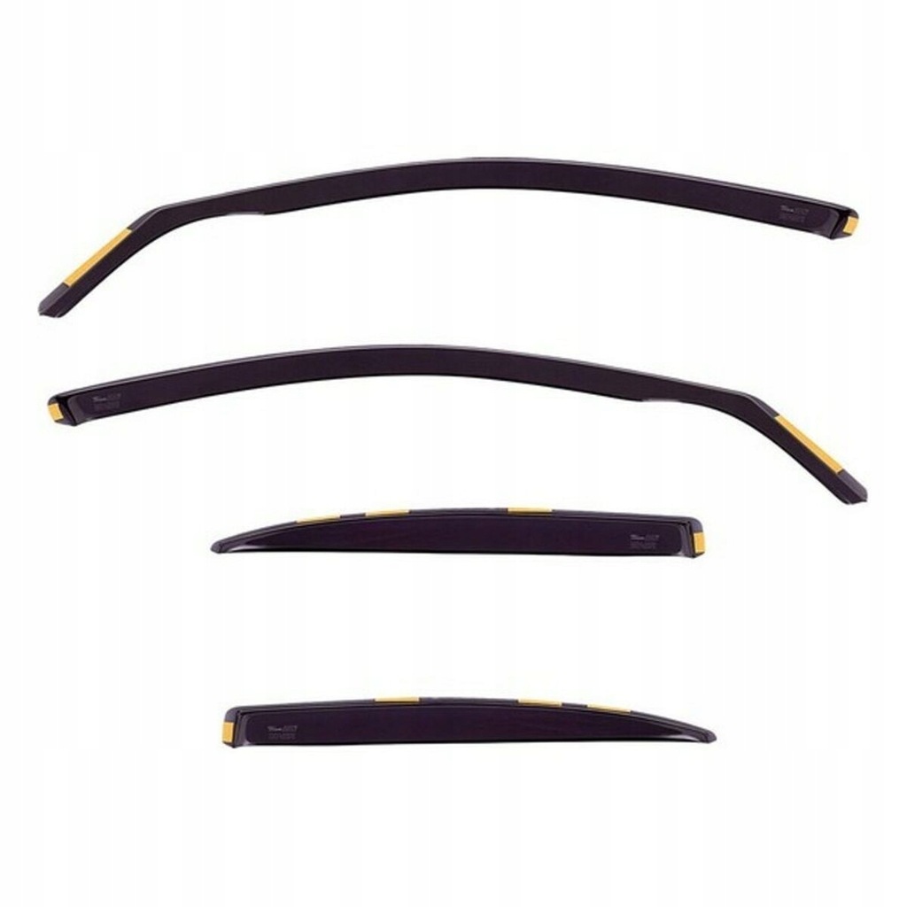 Deflektor wiatru HEKO 23258 4D Przedni 4 pcs Ty