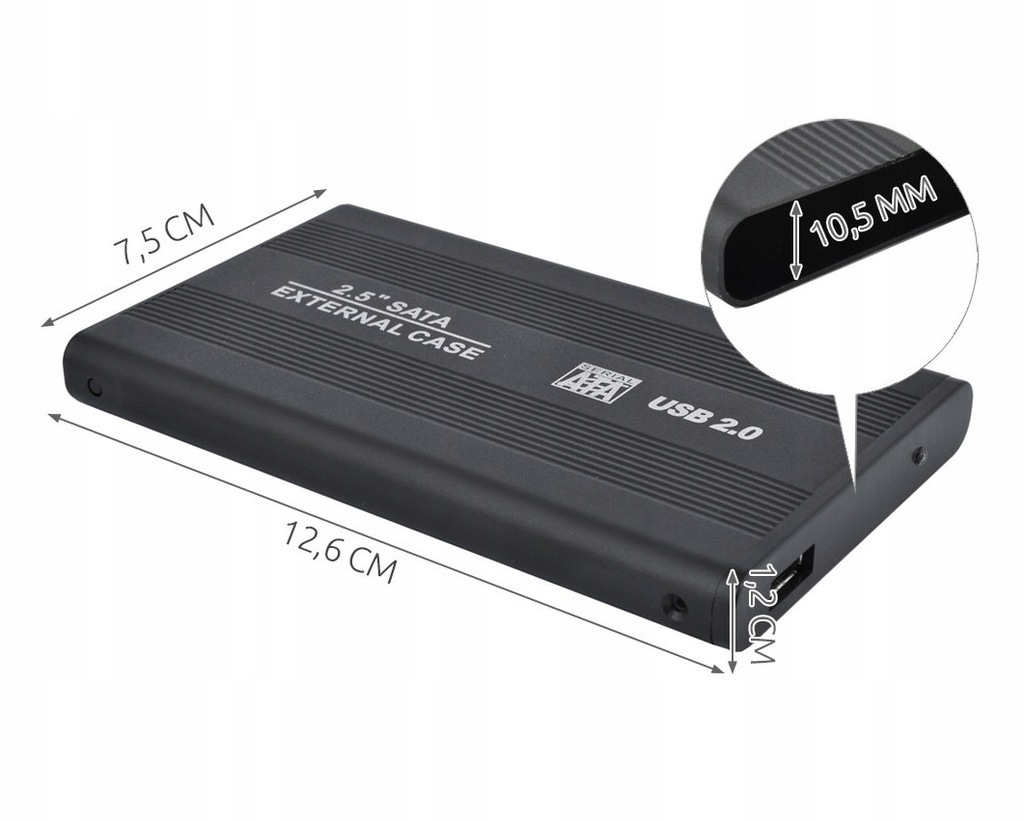 Купить Корпус для 2,5-дюймового диска, отсек для жесткого диска SATA USB 3.0: отзывы, фото, характеристики в интерне-магазине Aredi.ru