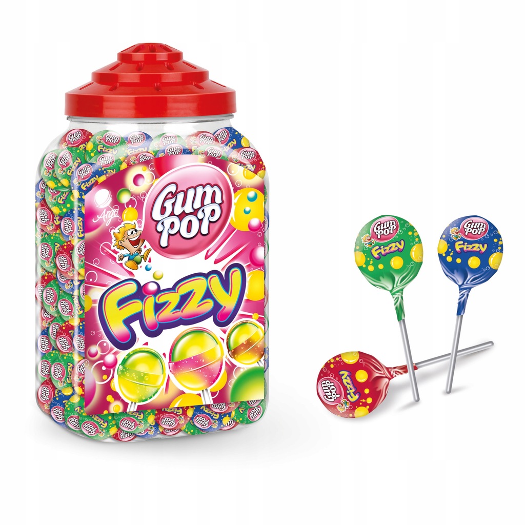 Argo Lizaki Gum Pop Fizzy 100x18g słój