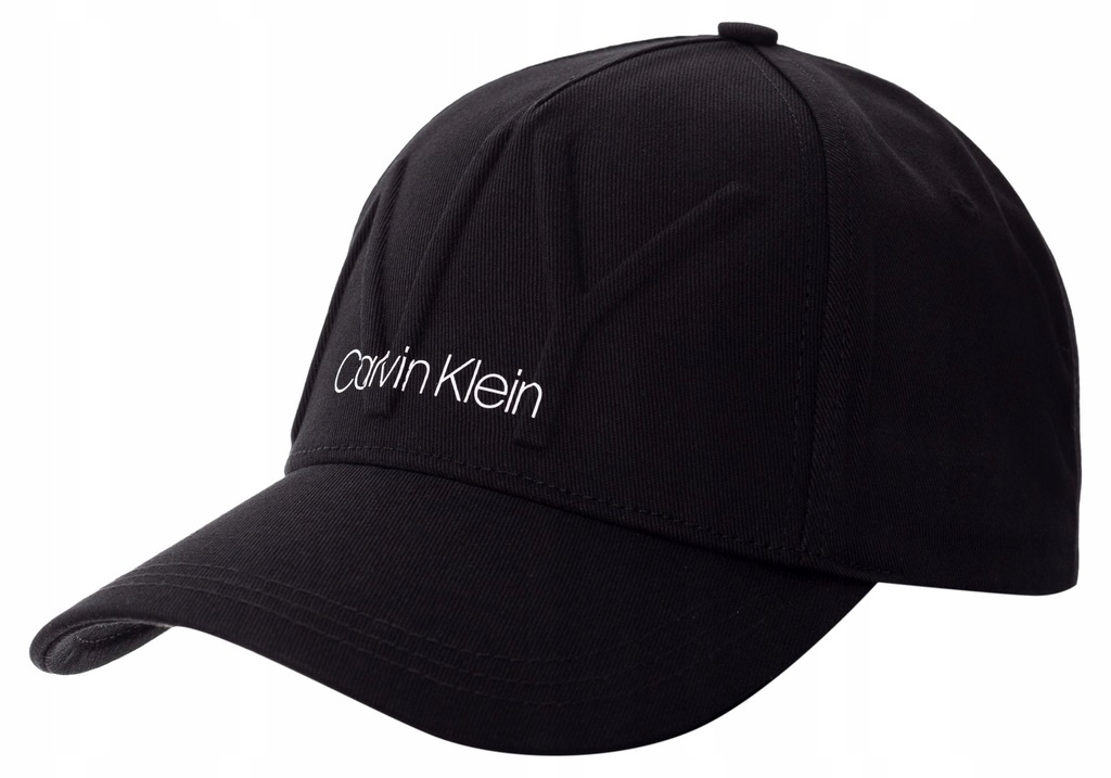 CALVIN KLEIN CZAPKA Z DASZKIEM NY CAP BLACK