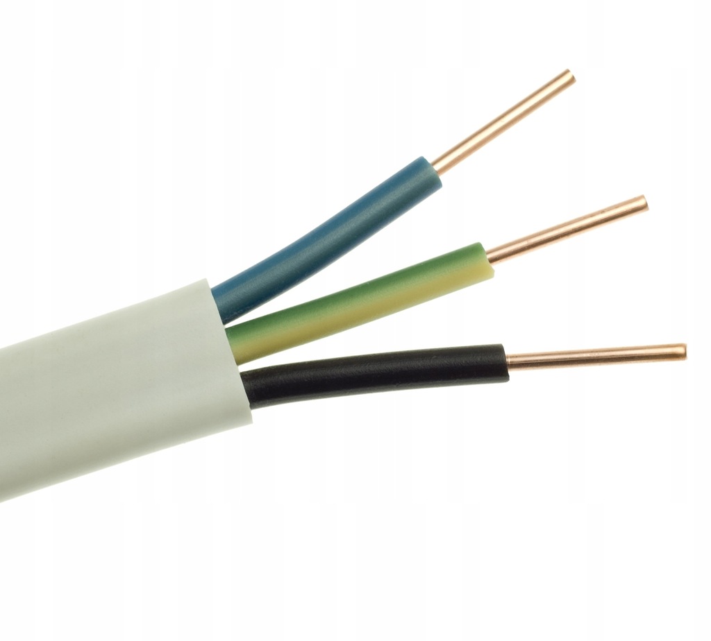 Przewód kabel płaski YDYp 3x1 450/750V - 100m