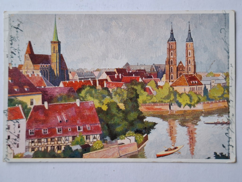 Pocztówka Breslau Wrocław kolor